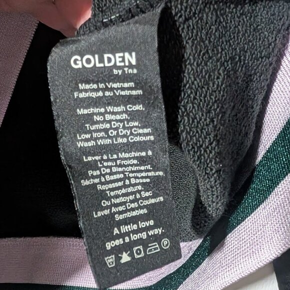 Aritzia Golden by TNA | Varsity Striped Sweatshirt - Picture 4 of 6